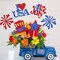 12-Piece 4th of July Centerpiece Sticks – Double-Sided Firework Star USA Patriotic Table Flower Decorations for Independence Day & American Holiday Parties